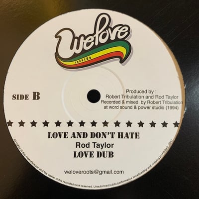 Rod Taylor - We Are The Children / Love And Don't Hate picture 2