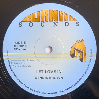 The Heptones, Dennis Brown - Swept For You Baby / Let Love In picture 2