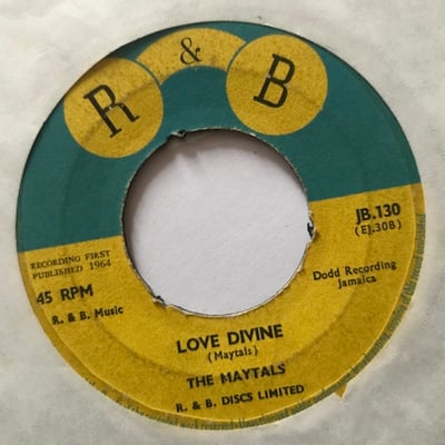 The Maytals - Hurry Up / Love Divine picture 2