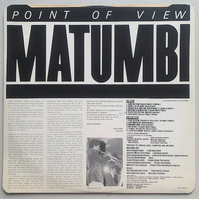 Matumbi - Point Of View picture 3