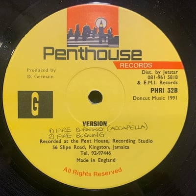 Mad Cobra, Beres Hammond, Marcia Griffiths - Feeling Lonely / Fire Burning picture 2