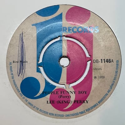 Lee Perry, Burt Walters - People Funny Boy / Blowing In The Wind picture 2