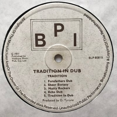 Tradition - Tradition In Dub picture 3