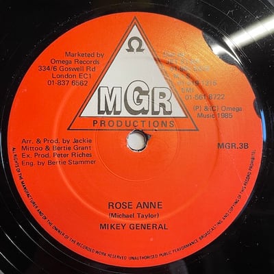 Mikey General - I Say No / Rose Anne picture 3
