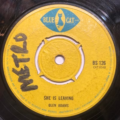 The Uniques, Glen Adams - Girls Like Dirt / She Is Leaving picture 3