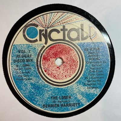 Derrick Harriott - Slave / The Loser picture 2