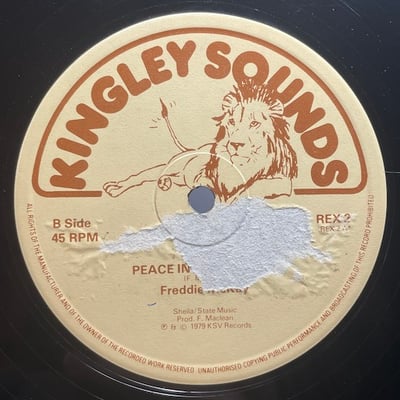 Rags & Riches, Freddie McKay - It's Not Right / Peace In The Garden picture 2