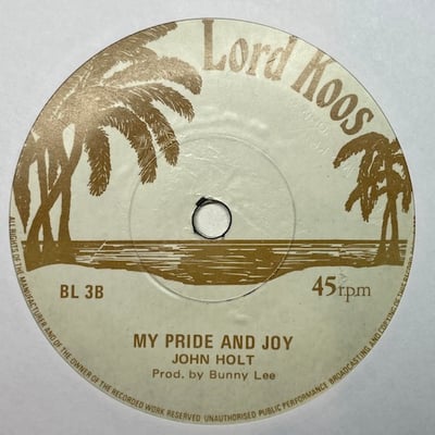 John Holt - I've Been Admiring You / My Pride And Joy picture 2
