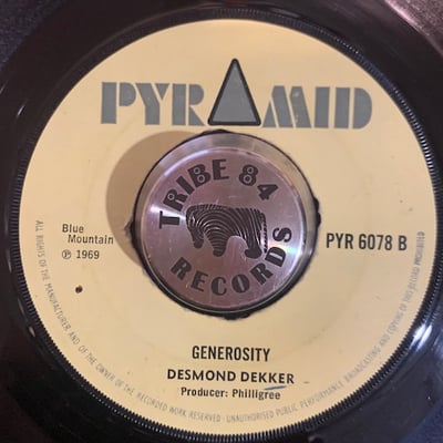 Desmond Dekker - Pickney Gal / Generosity picture 2