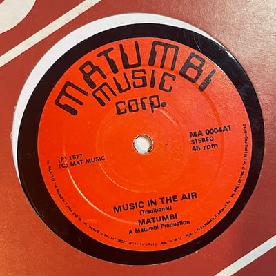 Matumbi - Music In The Air / Guide Us picture 2