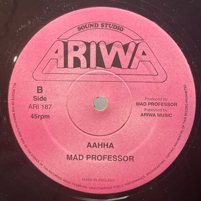 Sushi, Mad Professor - Peace & Harmony / Aahha picture 2