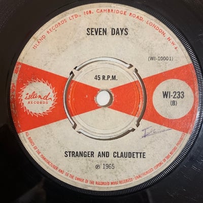 Baba Brooks, Stranger Cole, Claudelle Clarke - Independence Ska / Seven Days picture 2