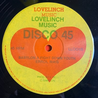 Michael Prophet, Errol Mais - The Woman I Love / Babylon A Fight Down Youth picture 3