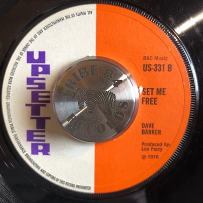 The Upsetters, Dave Barker - Shocks Of A Mighty / Set Me Free picture 2