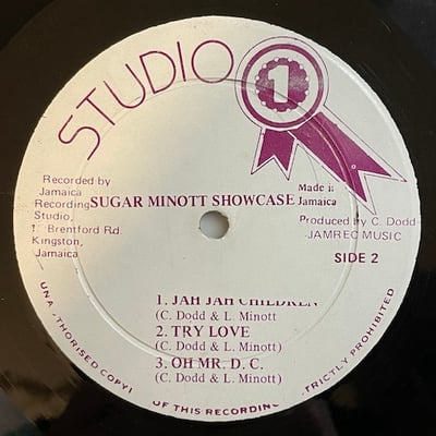Sugar Minott - Showcase picture 4