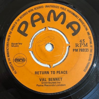 Lloyd Tyrell, Val Bennett - Birth Control / Return To Peace picture 2