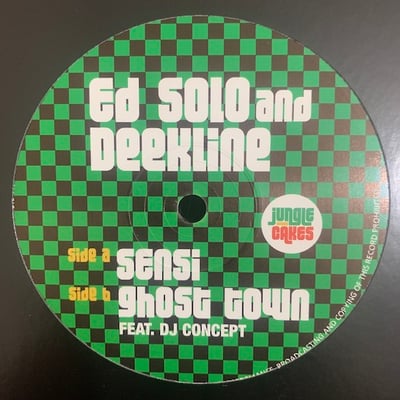 DJ Deekline & Ed Solo - Sensi / Ghost Town picture 2
