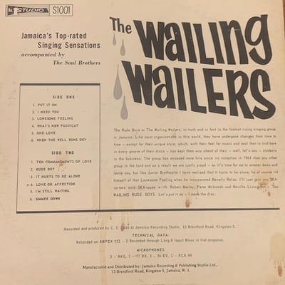 The Wailers - The Wailing Wailers picture 2