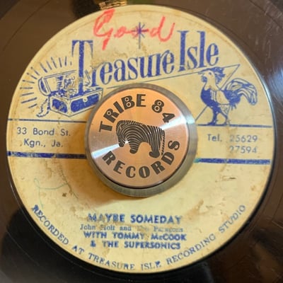 John Holt, Tommy McCook & The Supersonics, John Holt, The Paragons - Tonight / Maybe Someday picture 2