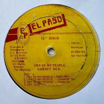 Garnett Silk - Cry Of My People picture 2