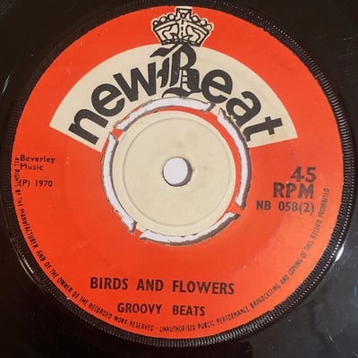 Winston Groovy, Groovy Beats - Here Is My Heart / Birds And Flowers picture 2
