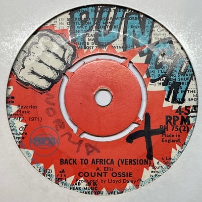 Little Roy, Count Ossie - Hard Fighter / Back To Africa picture 2