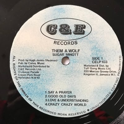 Sugar Minott - Them Ah Wolf picture 3