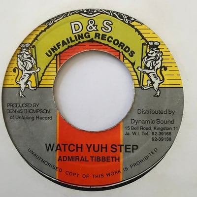 Admiral Tibet - Watch Yuh Steppicture