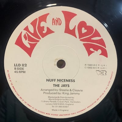 School Boys, The Jays - Call Me / Nuff Niceness picture 2
