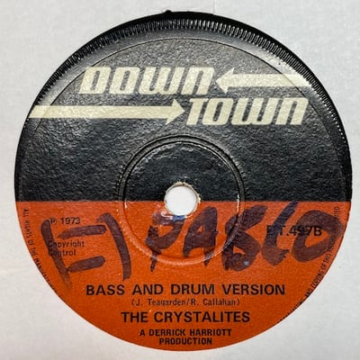 Big Youth, The Crystalites - Dock Of The Bay / Bass And Drum Version picture 2
