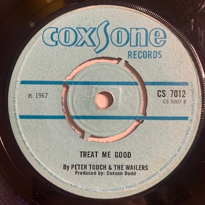 Peter Tosh, The Wailers - Dancing Time / Treat Me Good picture 2