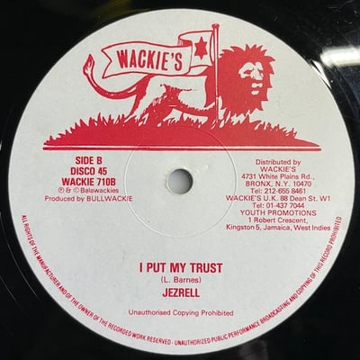 Jezzreel - All Depends On You / I Put My Trust picture 4