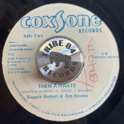 Rappa Robert, Jim Brown - Pirate / Them A Pirate picture 2