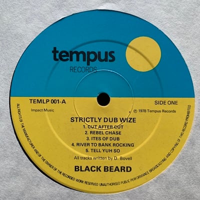 Blackbeard - Strictly Dub Wize picture 4