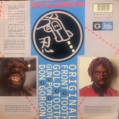 Ninjaman - Original Front Tooth Gold Tooth Gun Pon Tooth Don Gorgon! picture 2