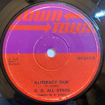 Stranger & Gladdy, Shorty Perry, G.G. Allstars - Dedicated To Illiteracy / Illiteracy Dub picture 2