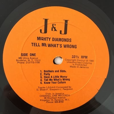 The Mighty Diamonds - ....Tell Me What's Wrong picture 4