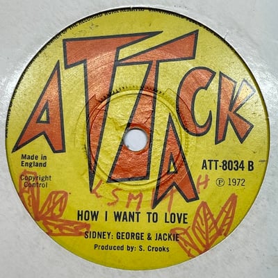 The Reggae Boys, Sidney, George And Jackie - Take It Easy / How I Want To Love picture 2