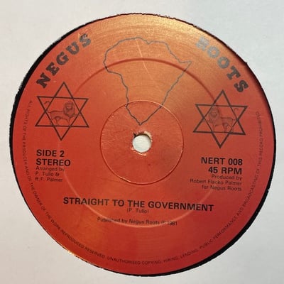 Lacksley Castell, Papa Tullo - Government Man / Straight To The Government picture 2