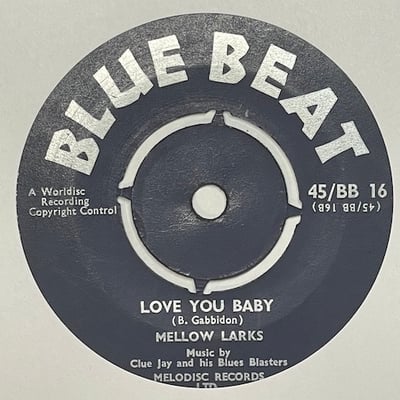 The Mellow Larks - Time To Pray (Alleluia) / Love You Baby picture 2