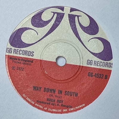 Billy Dice, U-Roy - Be My Guest / Way Down In South picture 2