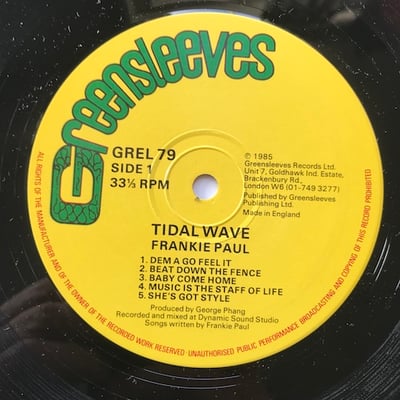 Frankie Paul - Tidal Wave picture 3