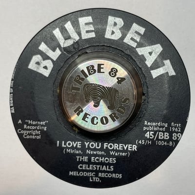 The Echoes, The Celestials - Are You Mine / I Love You Forever picture 2
