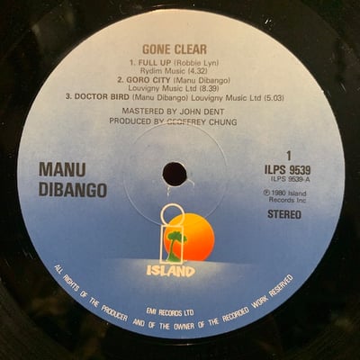 Manu Dibango - Gone Clear picture 4