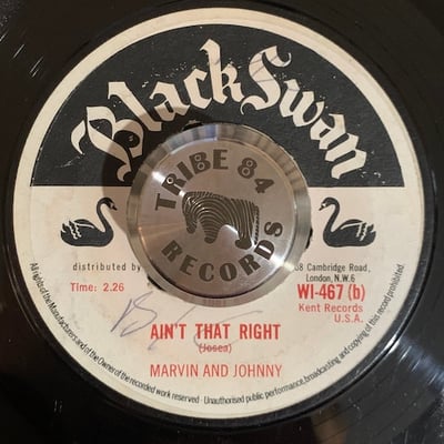 Marvin & Johnny - Cherry Pie / Ain't That Right picture 2
