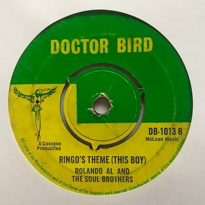 The Wailers, Roland Alphonso & The Soul Brothers - Rude Boy / Ringo's Theme picture 2