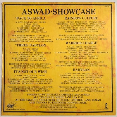 Aswad - Showcase picture 2