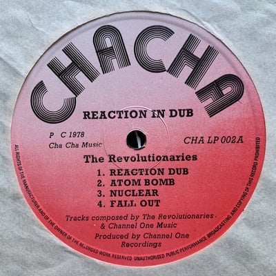The Revolutionaries - Reaction In Dub picture 4
