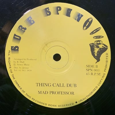 Berris Bassa, Mad Professor - Coming Home / Thing Call Dub picture 2
