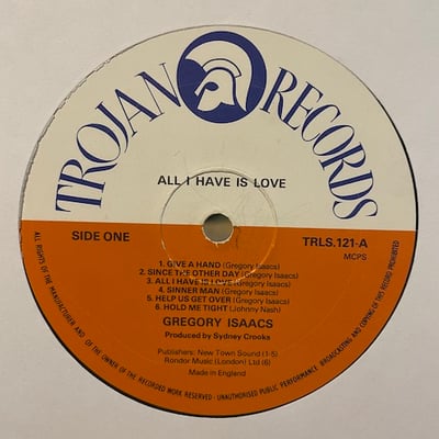 Gregory Isaacs - All I Have Is Love picture 3